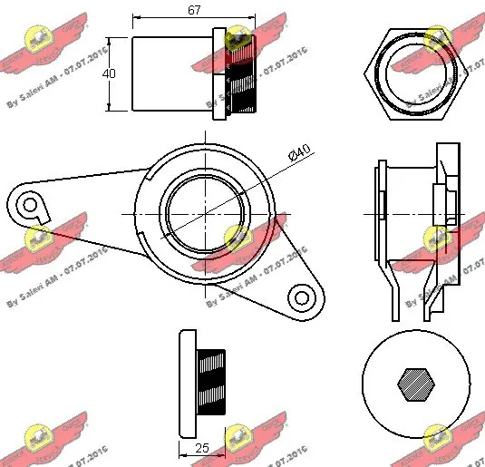 Intinzator curea distributie