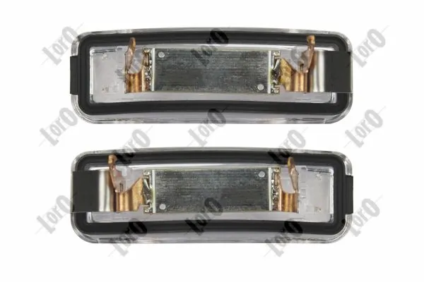 Iluminare numar de circulatie
