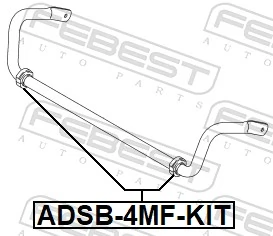 Set reparatie bucsa bara stabilizatoare