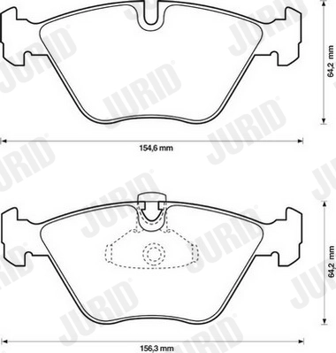 Set placute frana