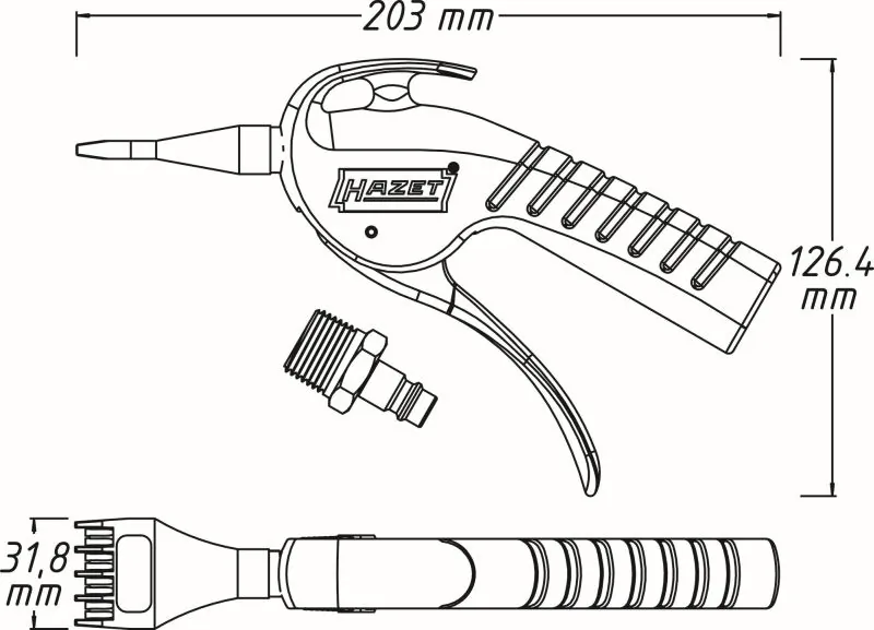 Pistol de suflat