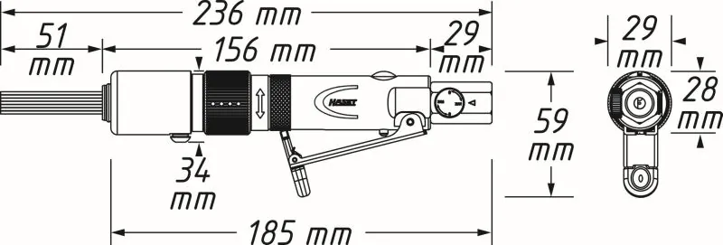 Curatator pneumatic cu ace (aer comprimat)