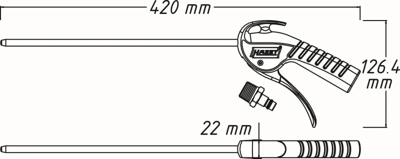 Pistol de suflat