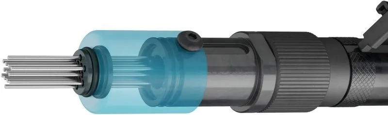 Curatator pneumatic cu ace (aer comprimat)