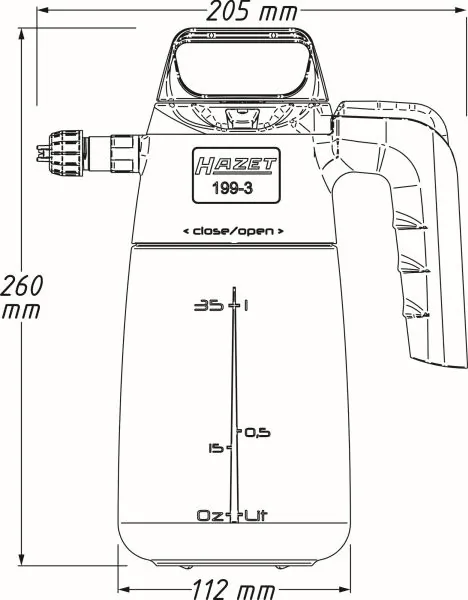 Rezervor pompa spray