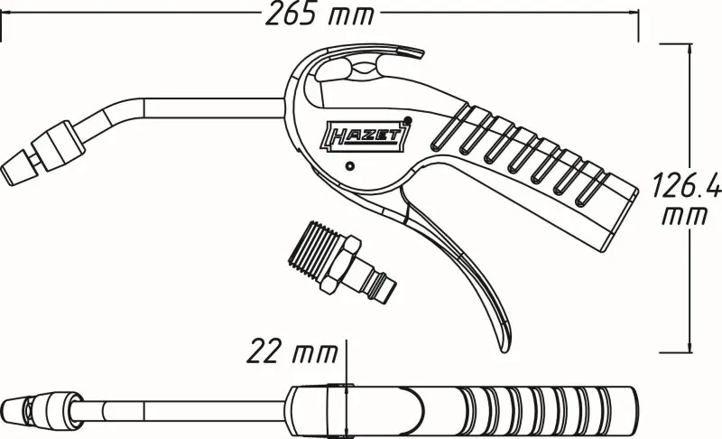 Pistol de suflat