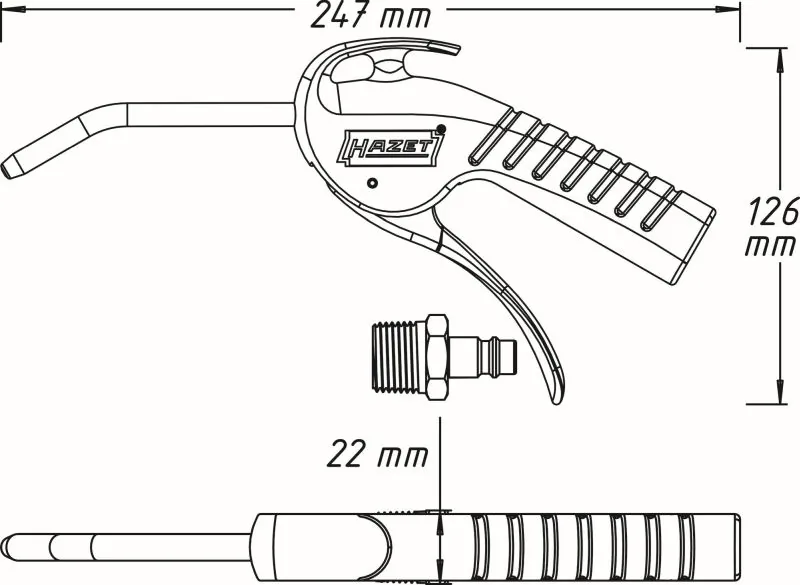 Pistol de suflat