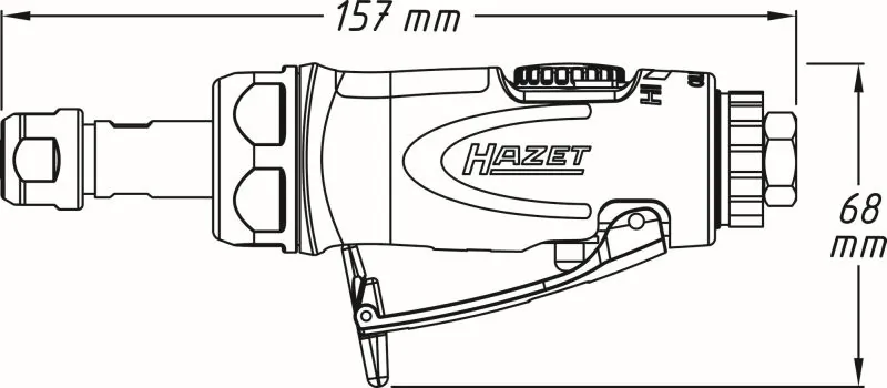 Polizor drept (aer comprimat)