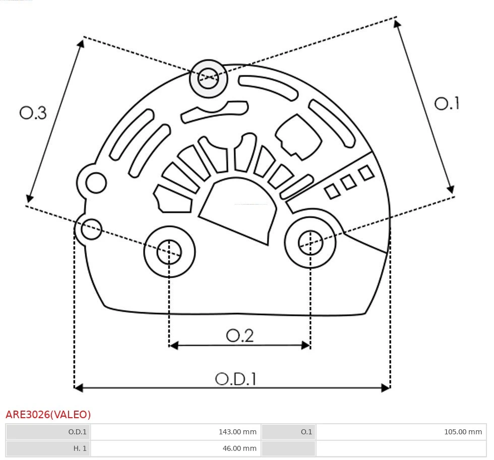 Capac protector alternator