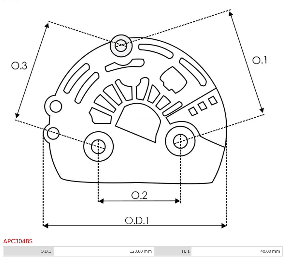 Capac protector, alternator