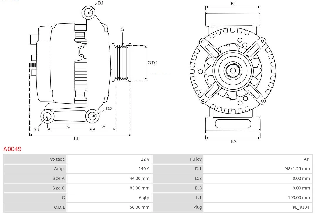 Generator / alternator