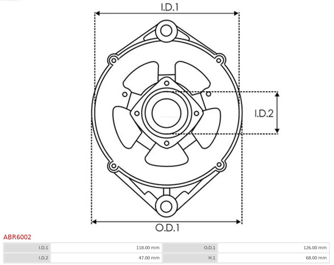 Capac protector alternator