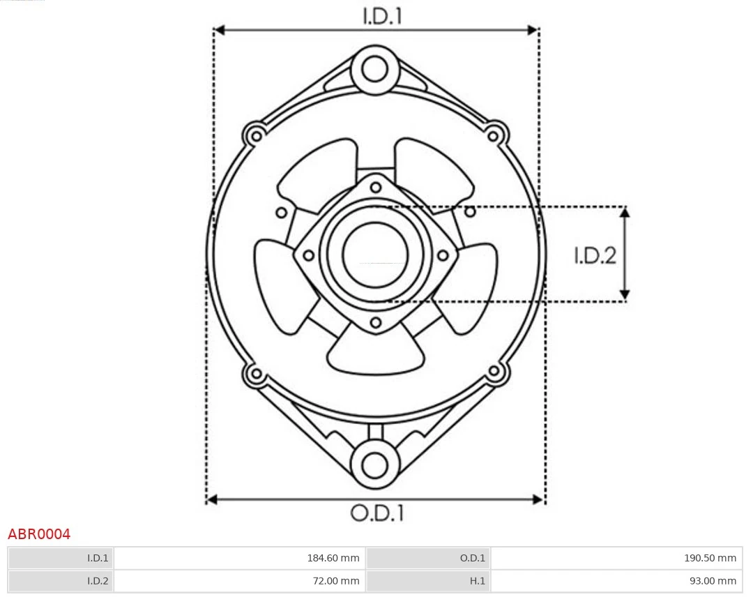 Capac protector alternator