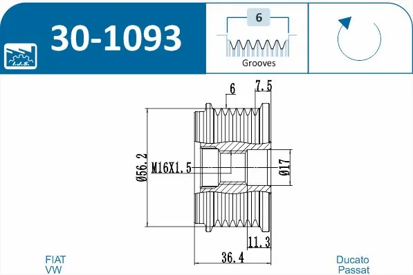 Fulie alternator