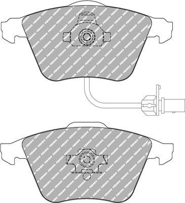 Set placute frana