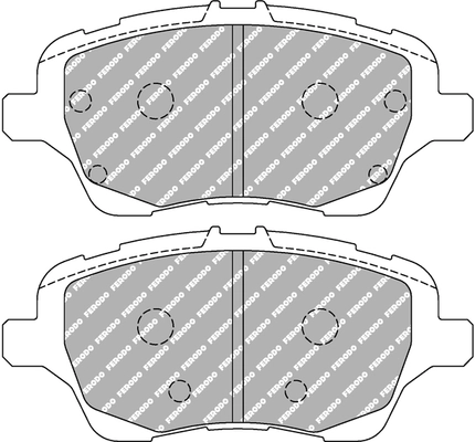Set placute frana