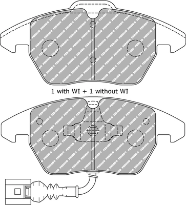 Set placute frana