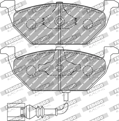 Set placute frana