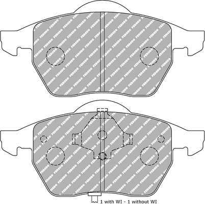 Set placute frana