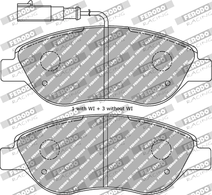 Set placute frana