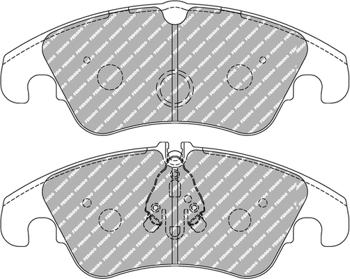 Set placute frana