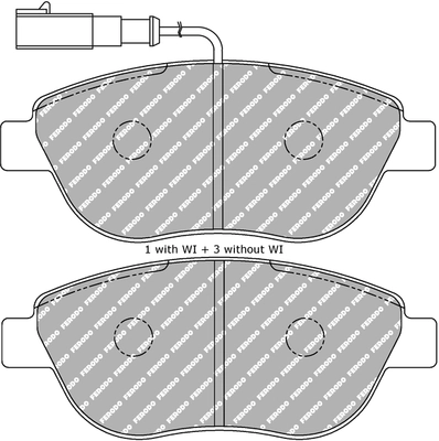 Set placute frana