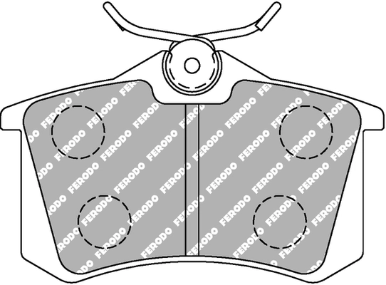Set placute frana