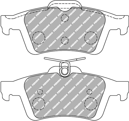 Set placute frana
