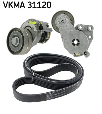 Set curea transmisie cu caneluri