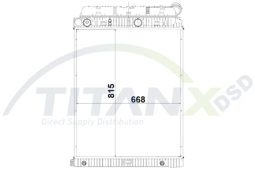 Radiator racire motor