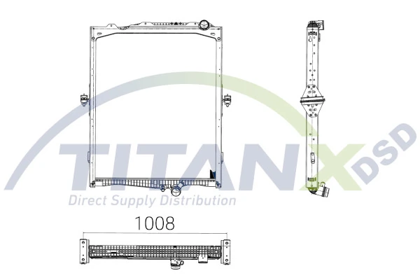 Radiator racire motor