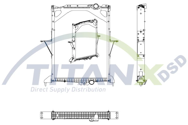 Radiator racire motor