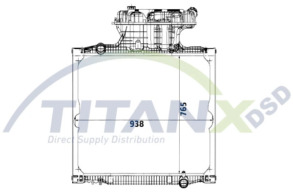 Radiator racire motor
