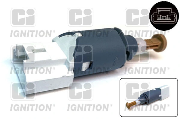 Comutator lumini frana