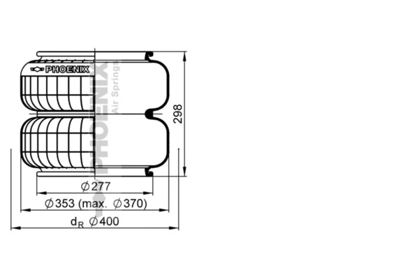 Burduf, suspensie pneumatica