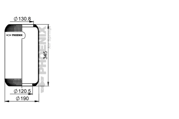 Burduf suspensie pneumatica