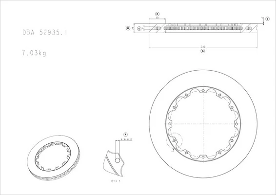 Disc frana de performanta