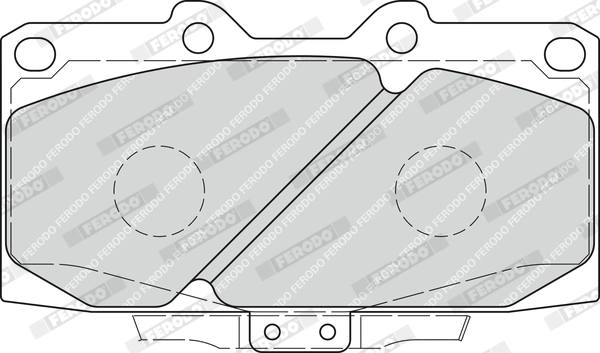 Set placute frana