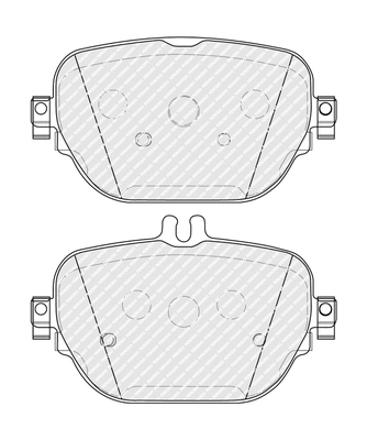 Set placute frana
