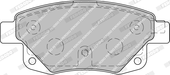 Set placute frana
