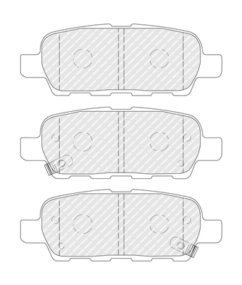Set placute frana