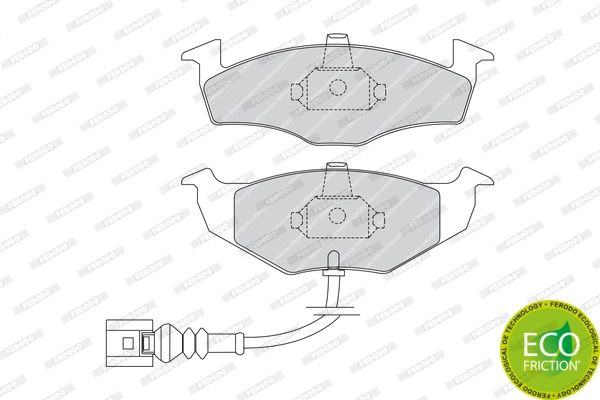 Set placute frana
