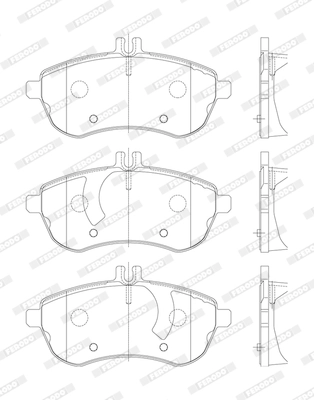 Set placute frana