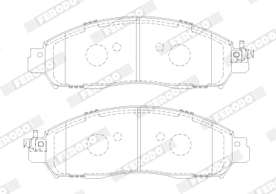 Set placute frana