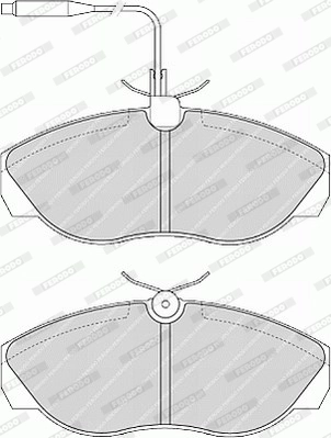 Set placute frana