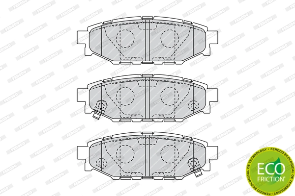 Set placute frana