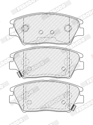 Set placute frana