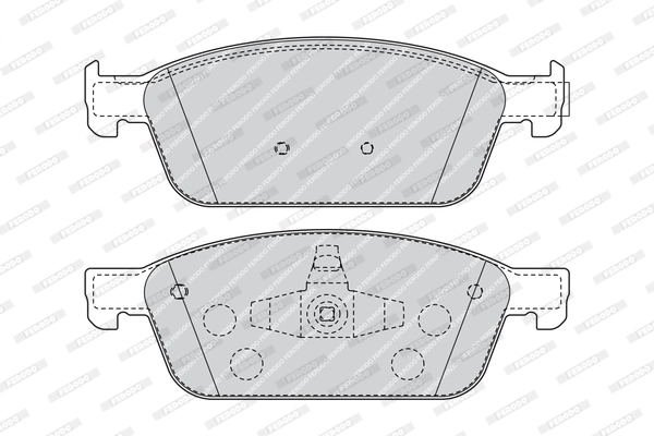 Set placute frana
