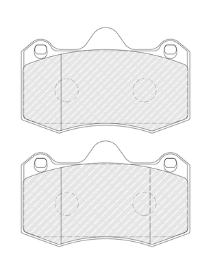 Set placute frana