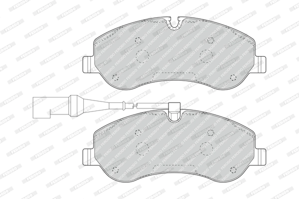 Set placute frana